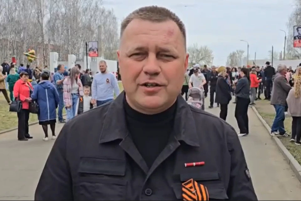 Сенатор сообщил, что получил поздравление с Днем Победы с правого берега Днепра Фото: ТГ-канал Игоря Кастюкевича