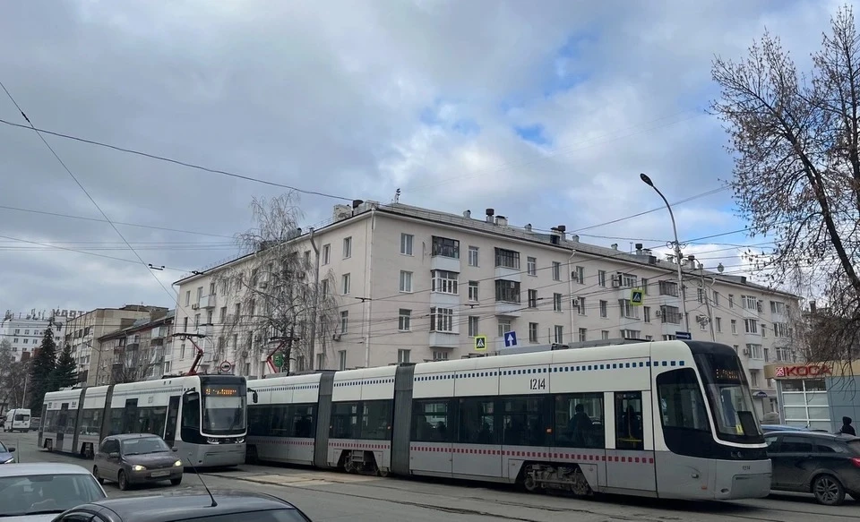 10 мая в Уфу доставили новую партию московских трамваев