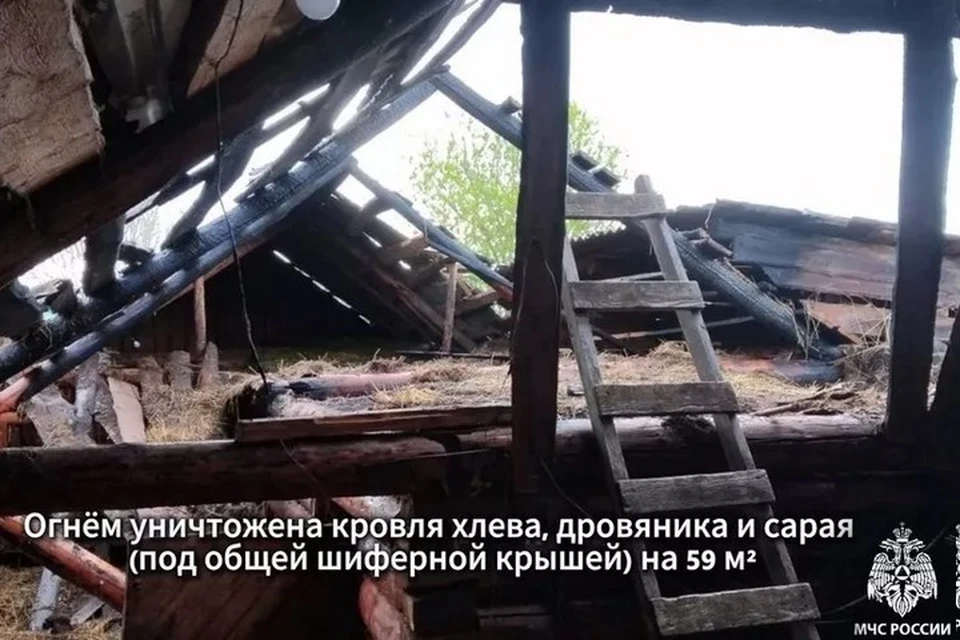 Обошлось без жертв. Фото: пресс-служба ГУ МЧС по Удмуртии