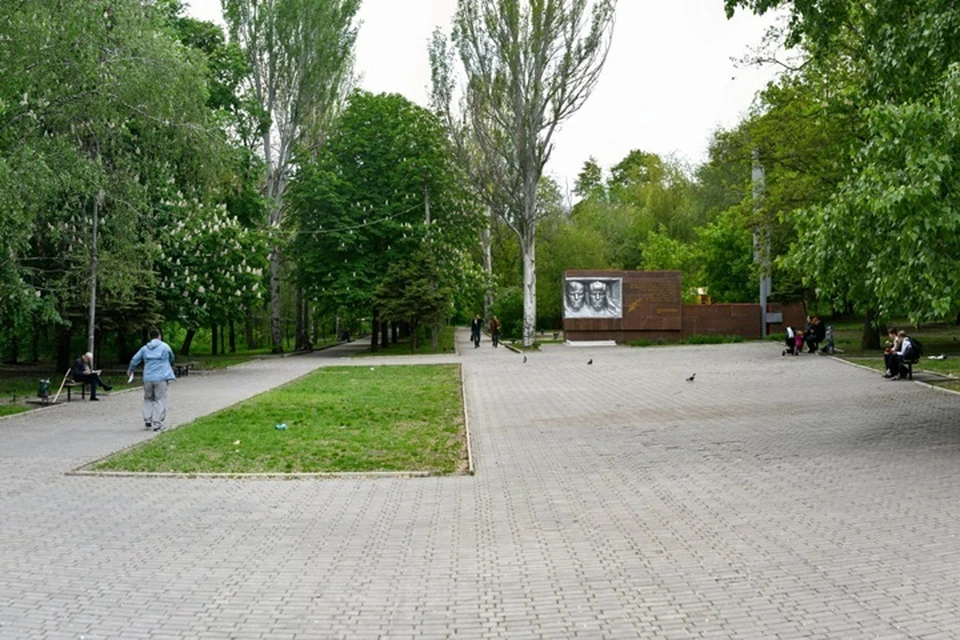 В Донецке благоустраивают парк «Энергетиков». Фото: Администрация города Донецка