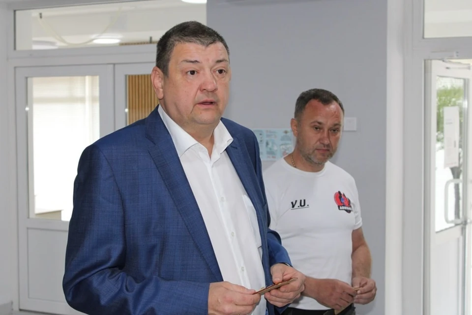Иван Приходько побывал в Горловском Детском социальном центре. Фото: ТГ/Приходько