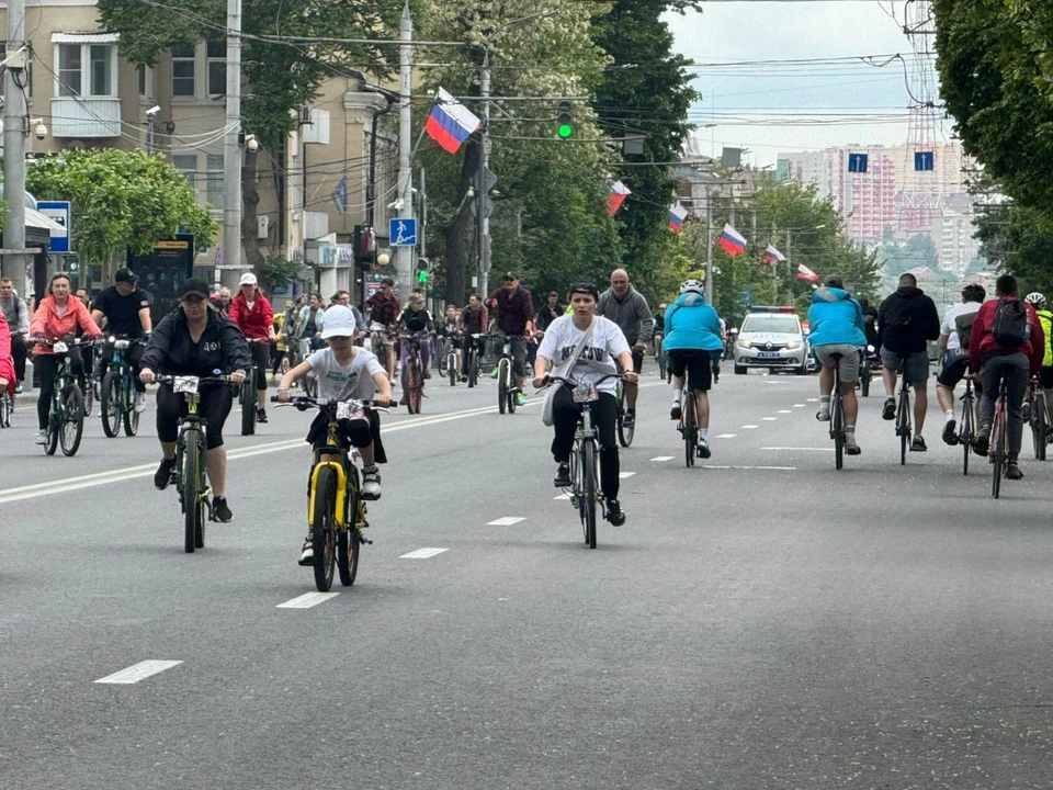 Велопробег в Ростове прошел без нарушений общественного порядка. Фото: ГУ МВД по РО.