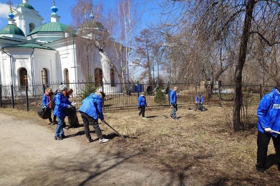 В Октябрьском округе Иркутска провели 289 субботников