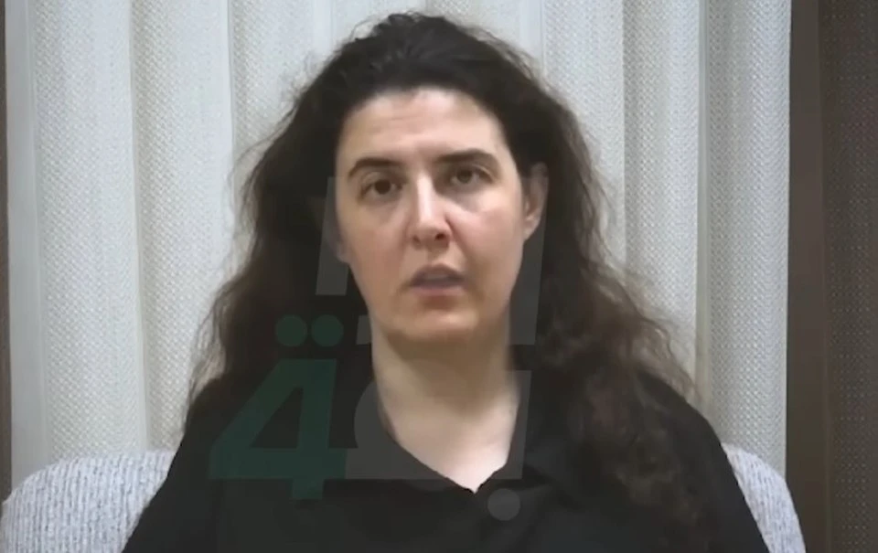 Удерживаемая в плену в Ираке гражданка России и Израиля Елизавета Цуркова. Фото: youtube.com/@alrabiaatv.