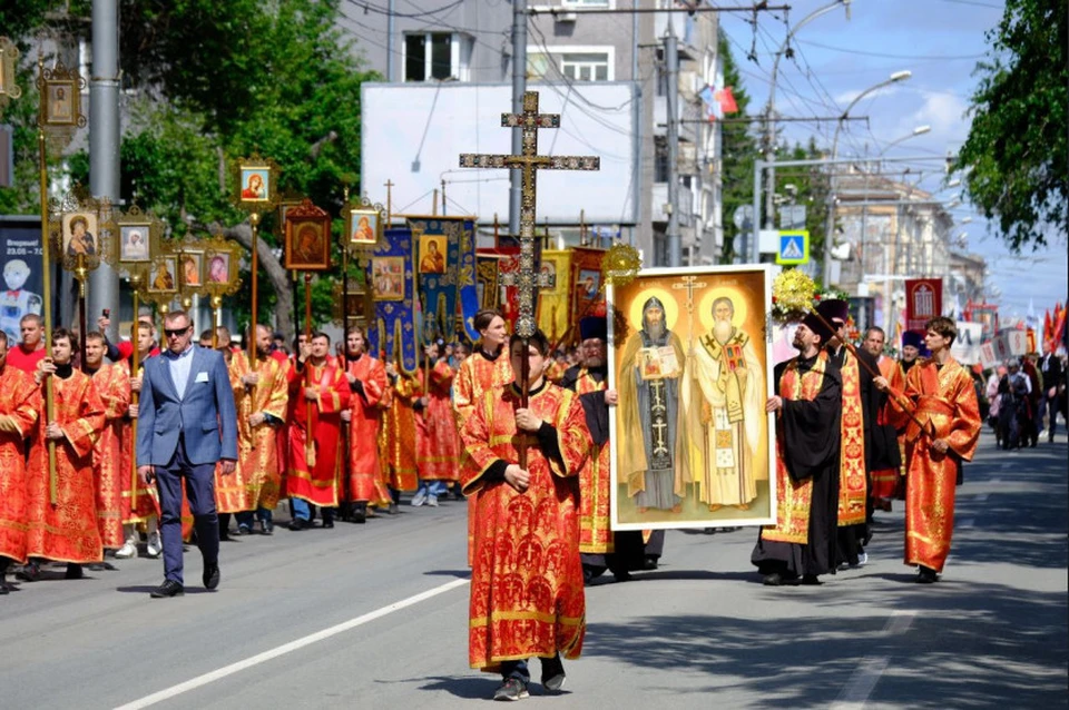 Крестный ход прошел 25 мая. Фото: Правительство НСО