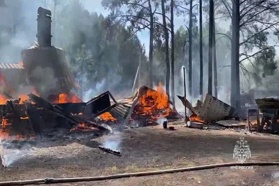 Фото: стоп-кадр видео МЧС по Красноярскому краю