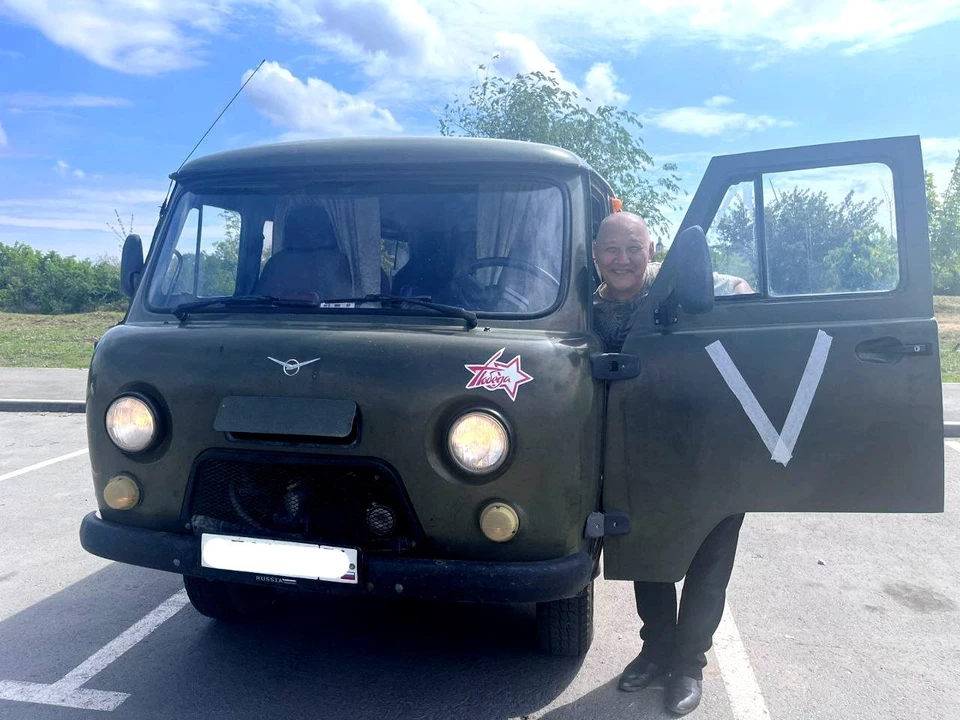 Автомобиль УАЗ получили бойцы СВО на передовой. Фото: Олег Папунин, глава Гайского округа
