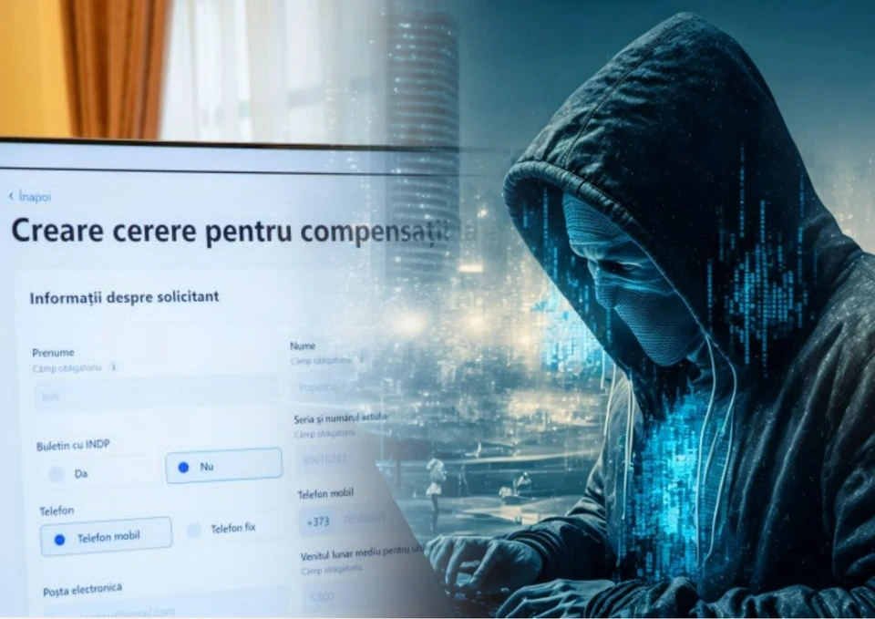 В даркнете выставили на продажу ключи доступа к молдавскому правительственному сайту compensatii.gov.md. Фото: коллаж КП