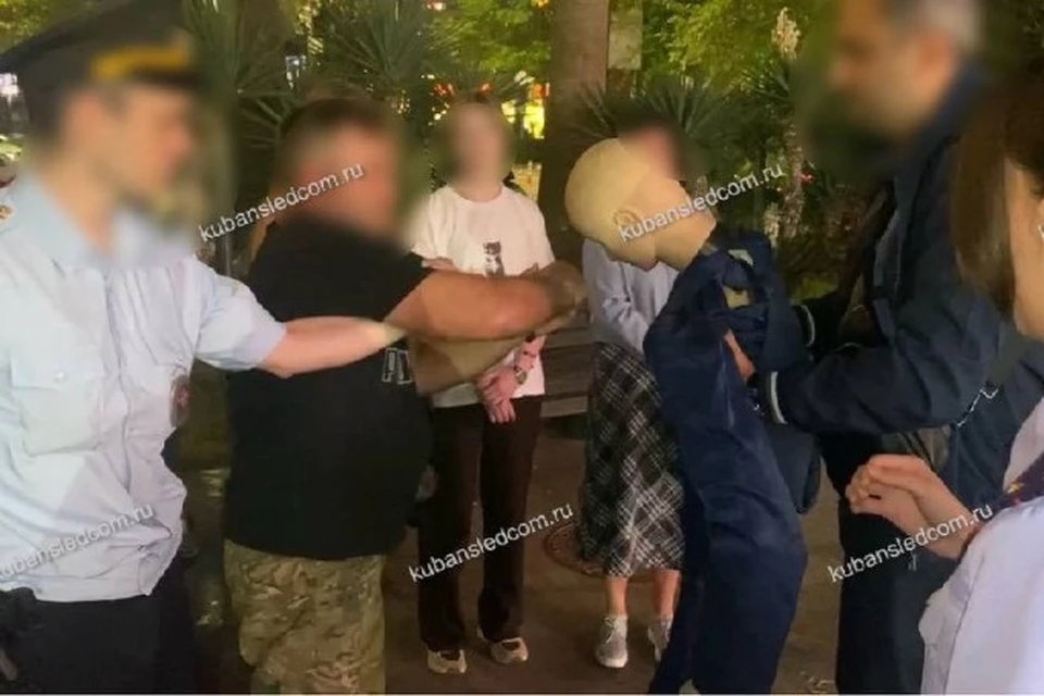 Мужчина один раз ударил прохожего кулаком в лицо Фото: пресс-служба СУ СКР по Краснодарскому краю