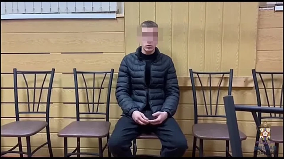 Фото: скриншот видео допроса, предоставленного пресс-службой УМВД России по Омской области