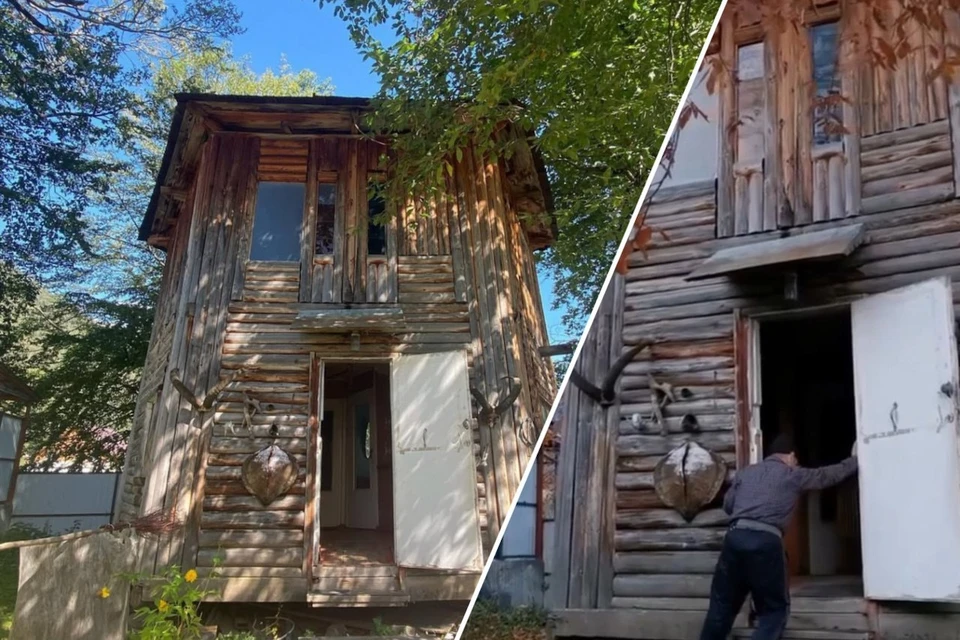 Крутящийся дом попал в топ арт-объектов России. Фото: соцсети/стоп-кадр видео