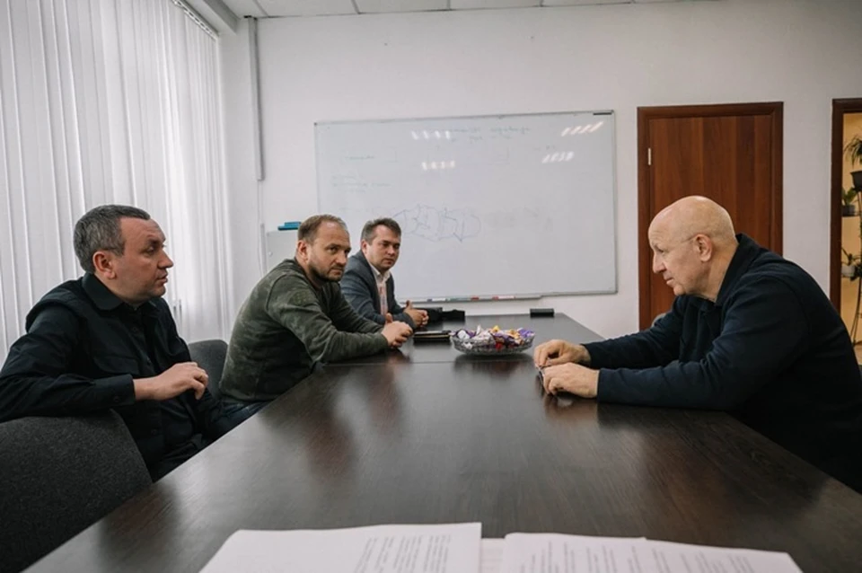 В Мариуполе подвели итоги сотрудничества с Липецкой областью в восстановлении города. Фото: ТГ/Моргун