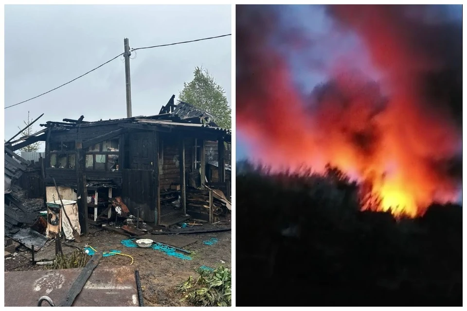Появилось видео пожара в Байкальске, где убили 4 подростков. Фото: Полина ПШЕННИКОВА/ предоставлено КП-Иркутск.