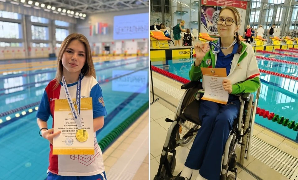 Калужские пловчихи выиграли еще две медали чемпионате России по плаванию.