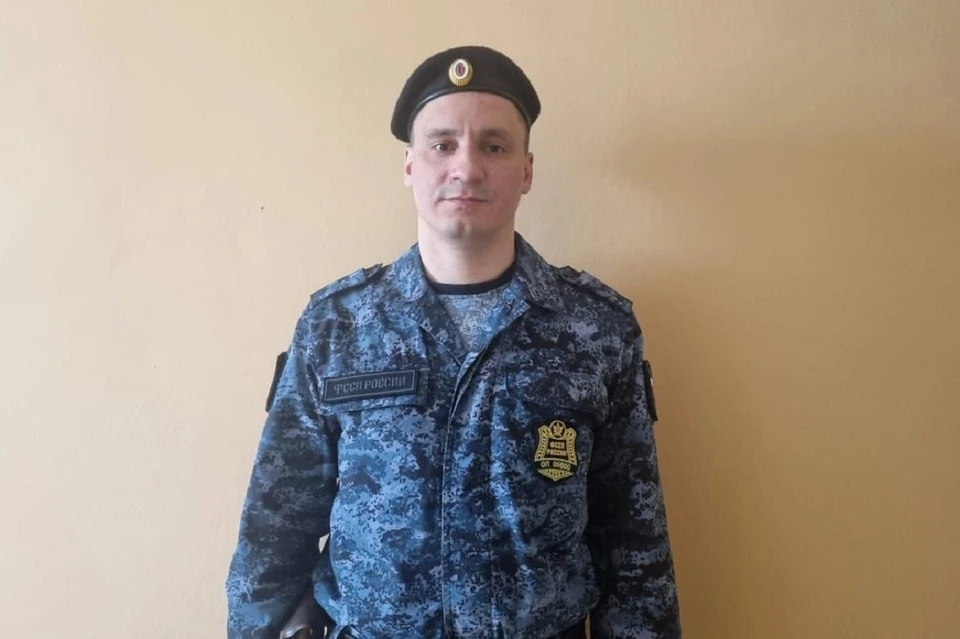 Судебный пристав из Игарки спас человека с приступом эпилепсии. Фото: ГУФССП России по Красноярскому краю. На фото: Игорь Кончаков