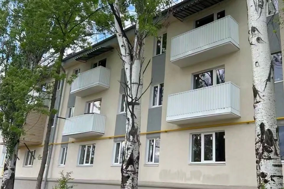 Строители из Рязани восстановили дом в Мариуполе. Фото: «РКС-НР»