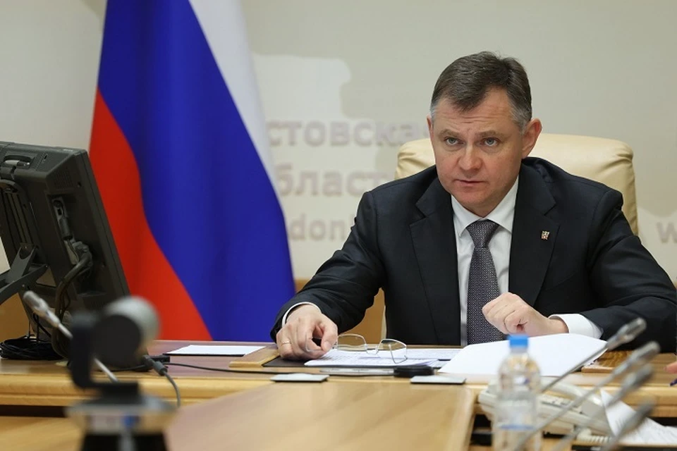 Врио губернатора региона Юрий Слюсарь. Фото: сайт правительства Ростовской области