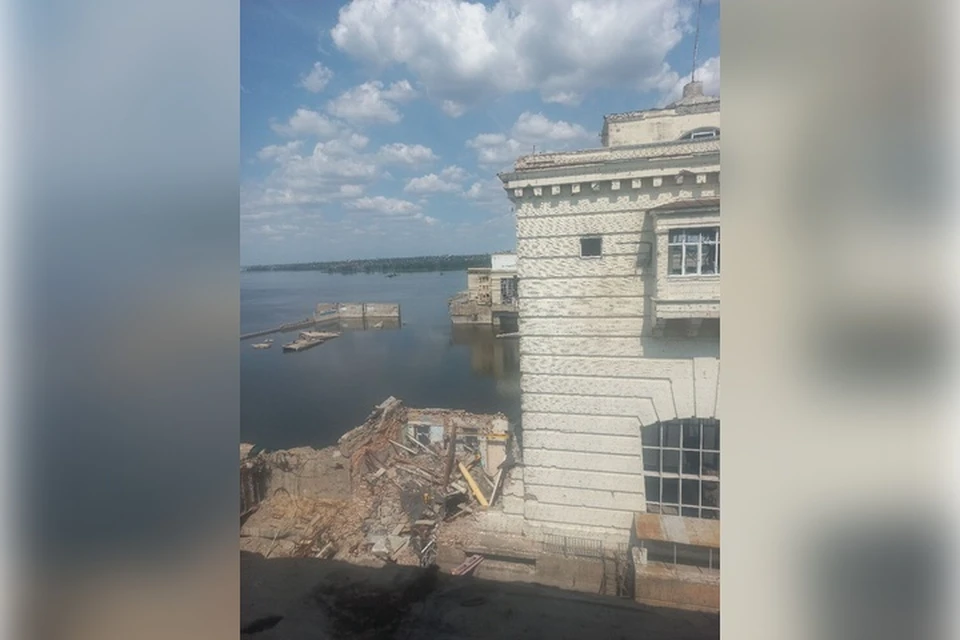 Разрушенная ныне Каховская ГЭС будет восстановлена, уверен губернатор Сальдо. Фото: тг-канал Павла Филипчука
