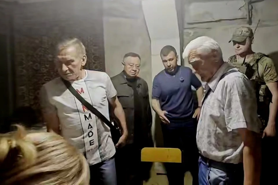 Жителям Курахово продолжают оказывать помощь. Фото: ТГ/Пушилин