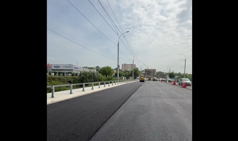 Ремонт моста на ул. Михай Витязул завершат к Новому году. Фото:скриншот видео