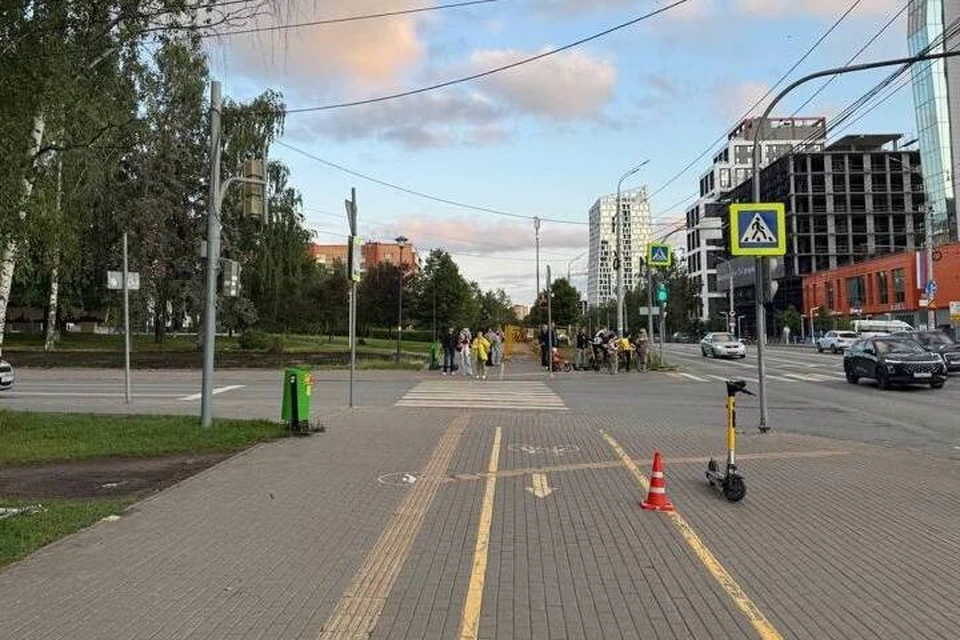 Ребенок попал в больницу. Фото: Госавтоинспекция Удмуртии