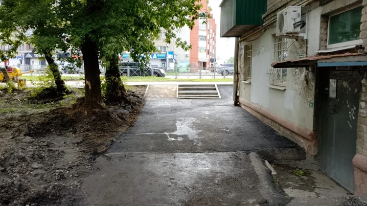 Пензенские коммунальщики благоустроили территорию после проведения работ