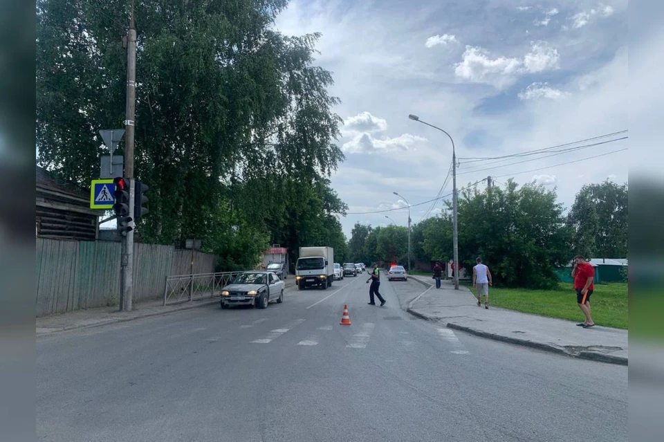 В Новосибирске водитель «Оки» сбил мальчика на электромопеде. Фото: ГАИ Новосибирска