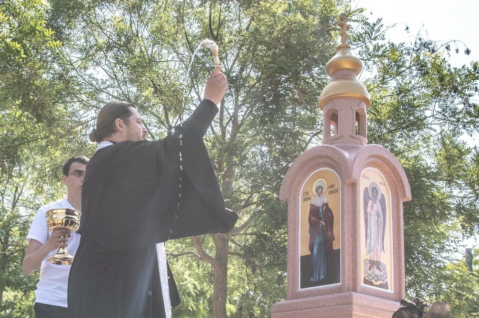 Часовню установили в парке Учкуевка. Фото: пресс-служба правительства Севастополя