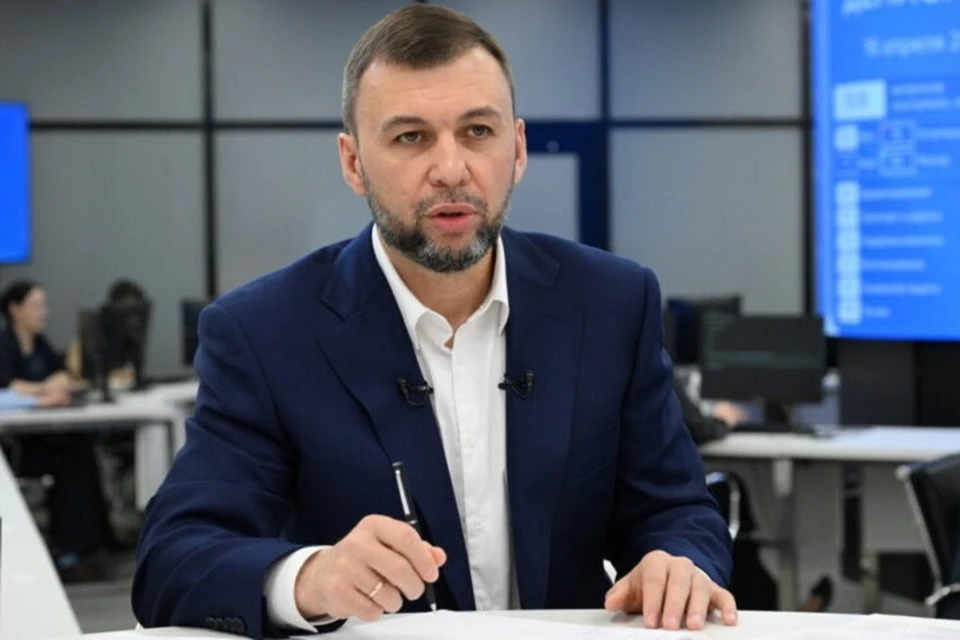 Глава ДНР Денис Пушилин в прямом эфире ответит на вопросы, волнующие граждан. Фото (архив): сайт Главы ДНР