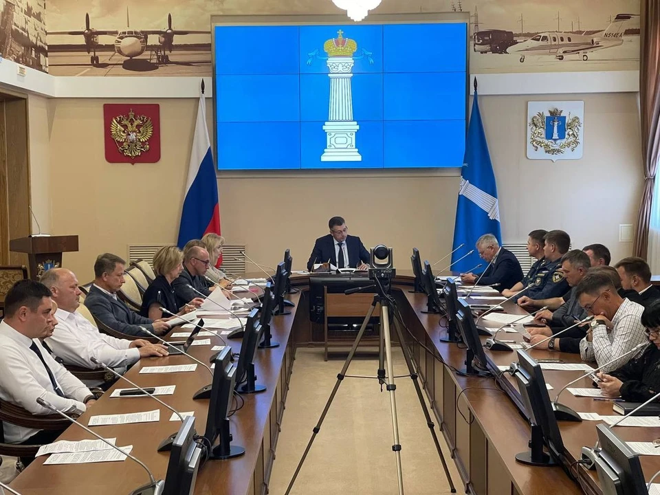 Глава ульяновского Правительства Спирчагов обсудил готовность региона к ЧС | ФОТО: Правительство Ульяновской области