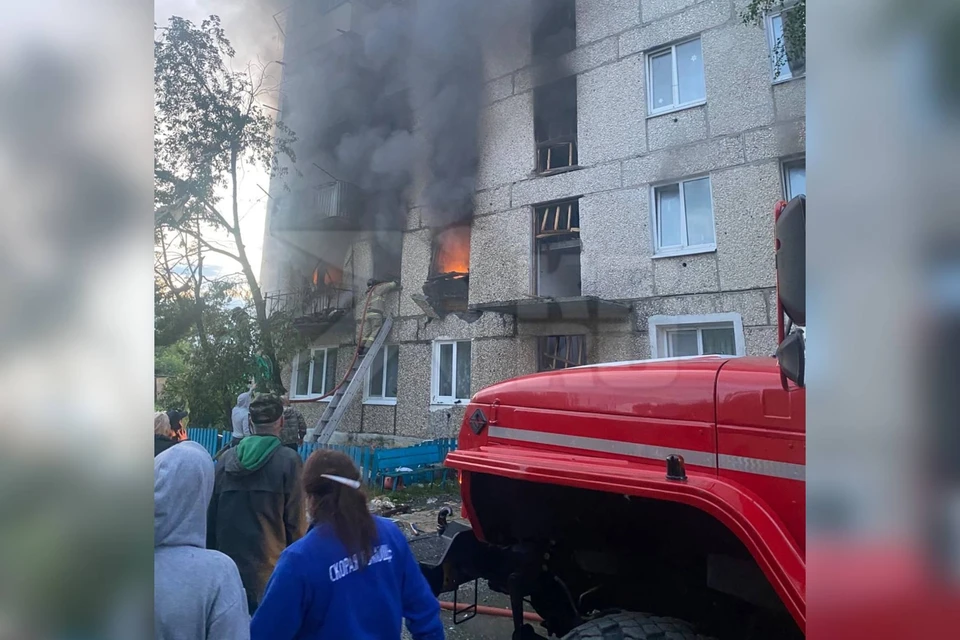 Взрыв газового баллона произошел в 2:55. Фото: предоставлено очевидцем