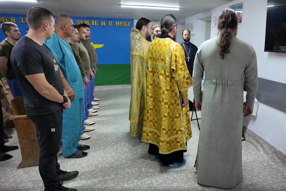 Проведение службы в госпитале