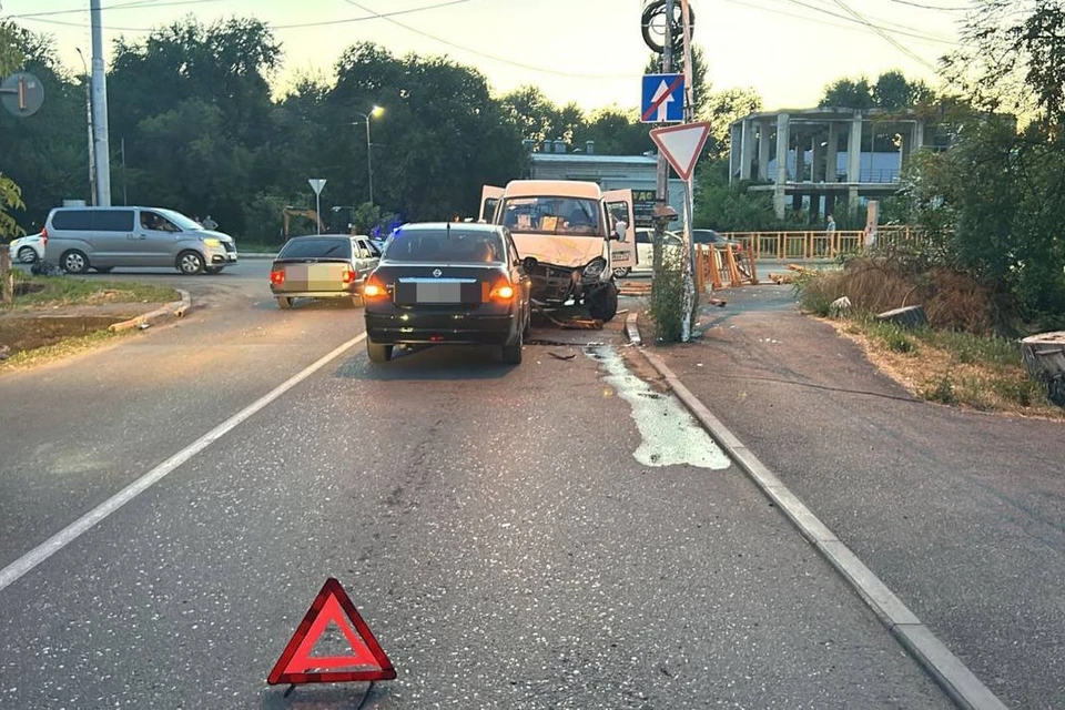 Авария произошла около семи часов вечера. Фото: t.me/gibdd26