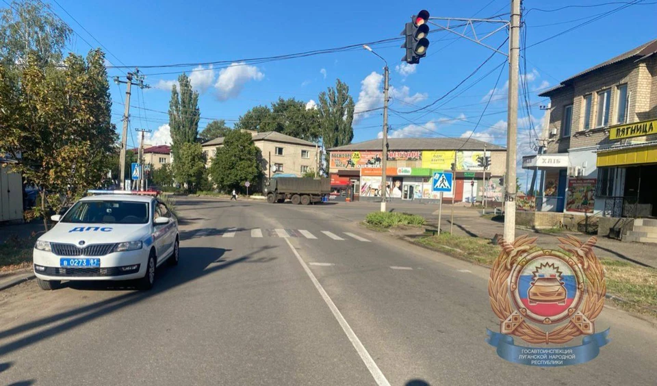 Девочку госпитализировали в лечебное учреждение. ФОТО: УГИБДД МВД по Луганской Народной Республике