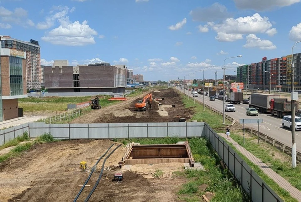 В Краснодаре продолжается реконструкция Западного Обхода.