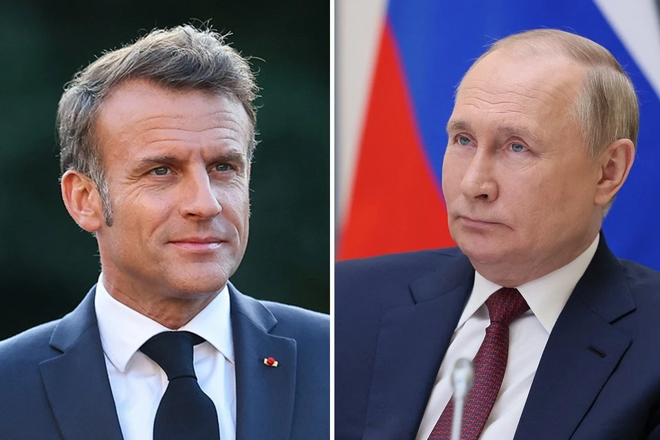 Телефонный разговор Путина и Макрона длился два часа