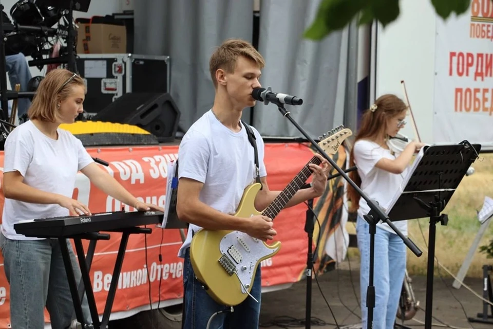 При поддержке ПФКИ в Володарском округе ДНР стартовал проект «Сила Единства». Фото: Минкультуры ДНР