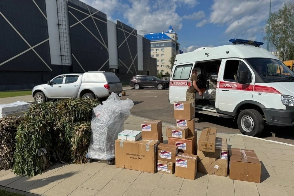 Формирование гуманитарного груза.