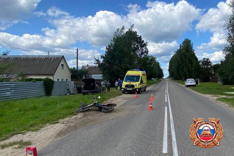 Последствия ДТП в деревне Чуприяново. Фото: управление Госавтоинспекции Тверской области