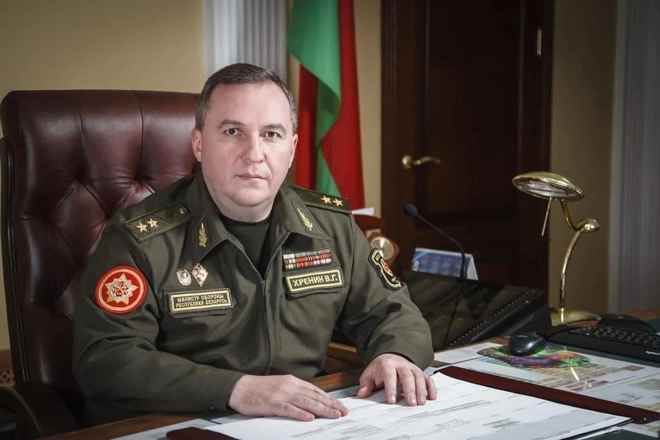 Министр обороны Беларуси Хренин прокомментировал возможность давления на решения, который принимает президент Лукашенко. Фото: телеграм-канал Министерства обороны Беларуси