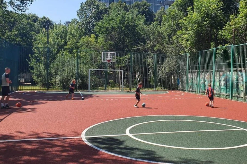 Три спортивные площадки открыли в Краснодаре после капремонта Фото: пресс-служба городской администрации