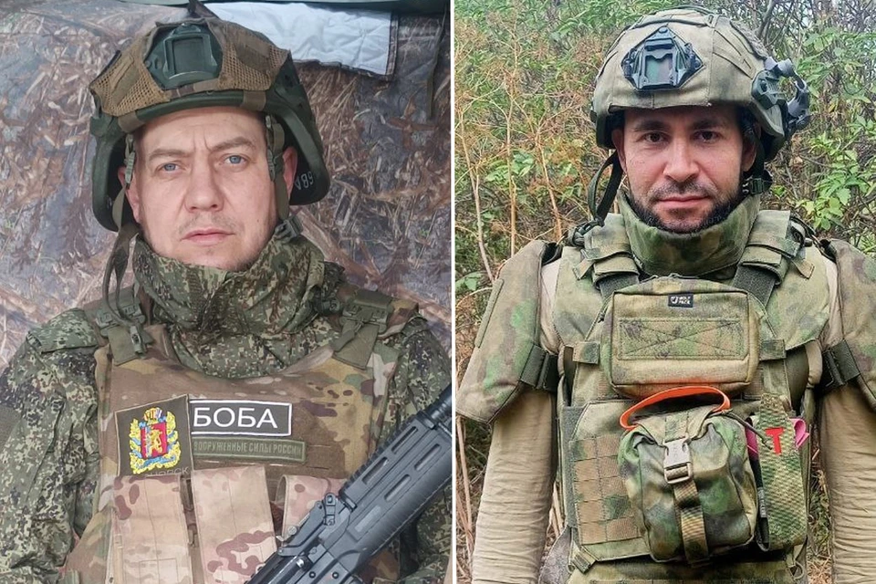 Старшина 1-й статьи Владимир Безруков и Сержант Станислав Толмачев