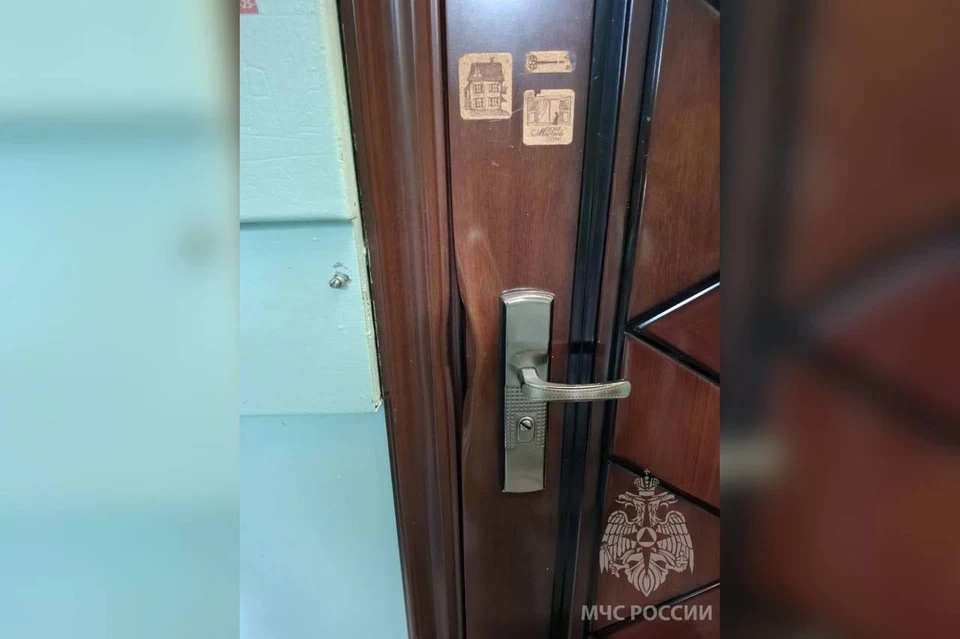 В Железногорске спасатели дважды помогли людям в запертых квартирах. Фото: МЧС России