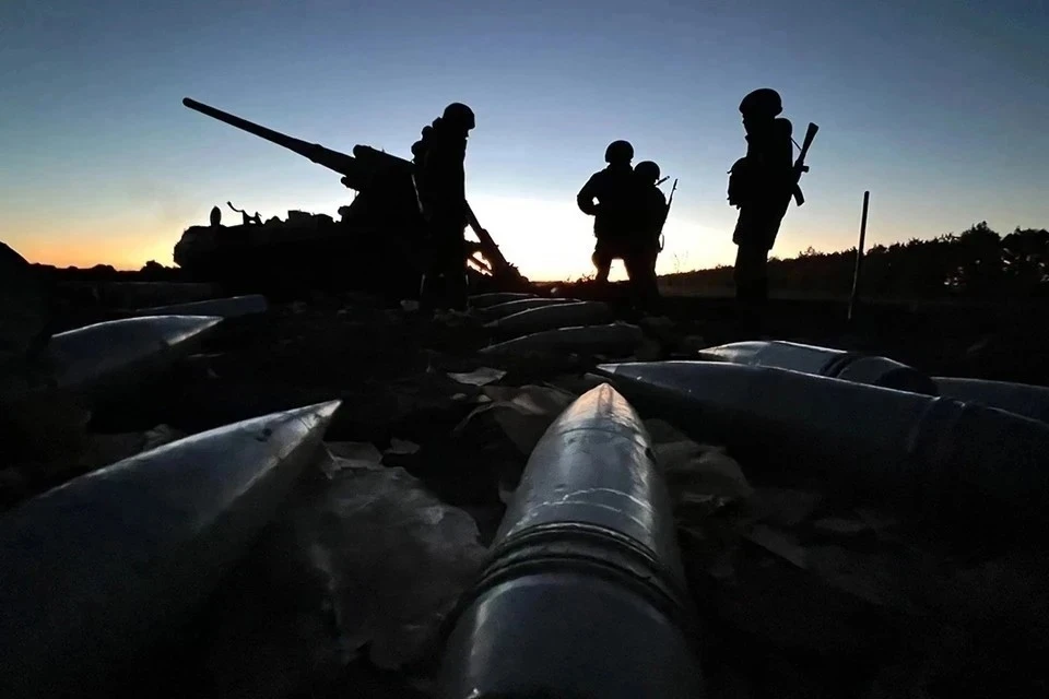 Российские военные сбили беспилотник ВСУ.
