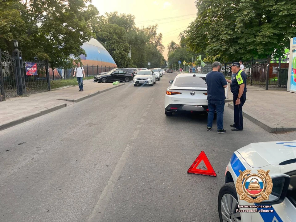 В Ростове на Западном произошло ДТП с подростком. Фото: Госавтоинспекция