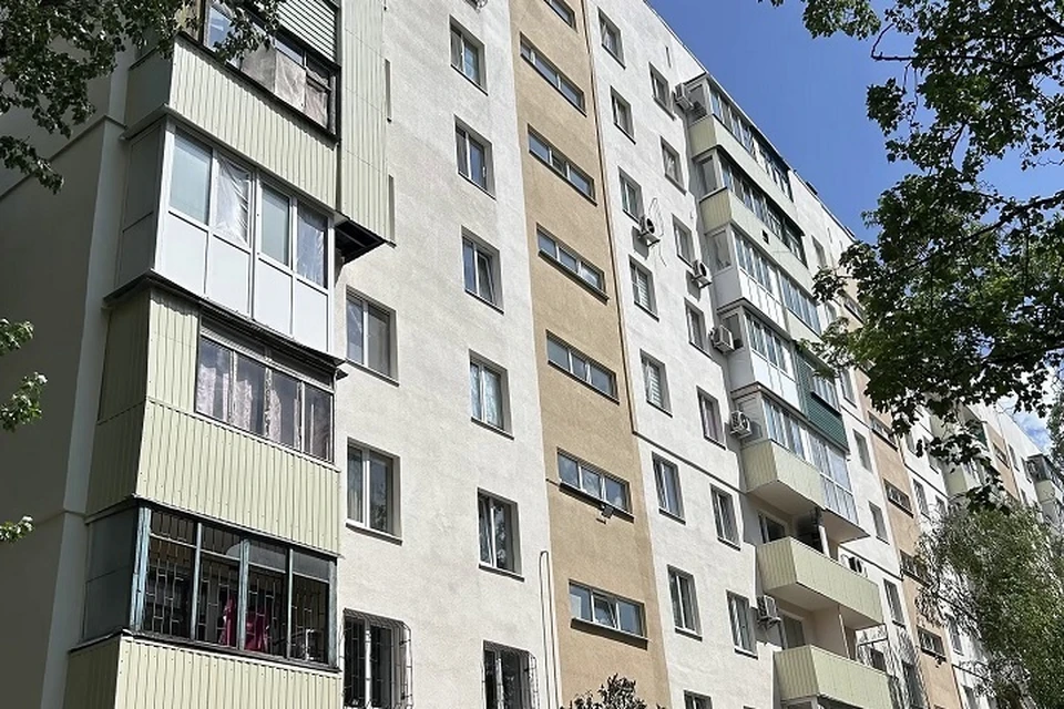 В Мариуполе завершен ремонт девятиэтажки на проспекте Строителей. Фото: «РКС-НР»