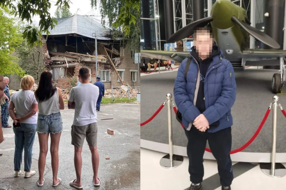 Одинокий сосед (справа) погиб при взрыве газа в доме. Фото: Предоставлено очевидцами // Соседями погибшего