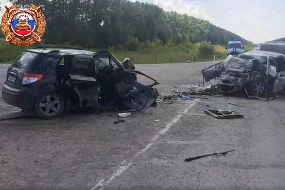 В ДТП в Краснозерском районе погибли два сотрудника МУП «ТВК». Фото: ГАИ Новосибирской области