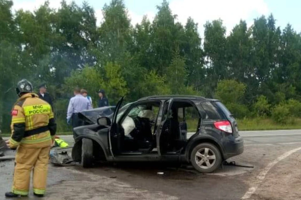 Выжившая в страшной аварии под Новосибирском 8-месячная девочка останется у тёти. Фото: МВД по Новосибирской области