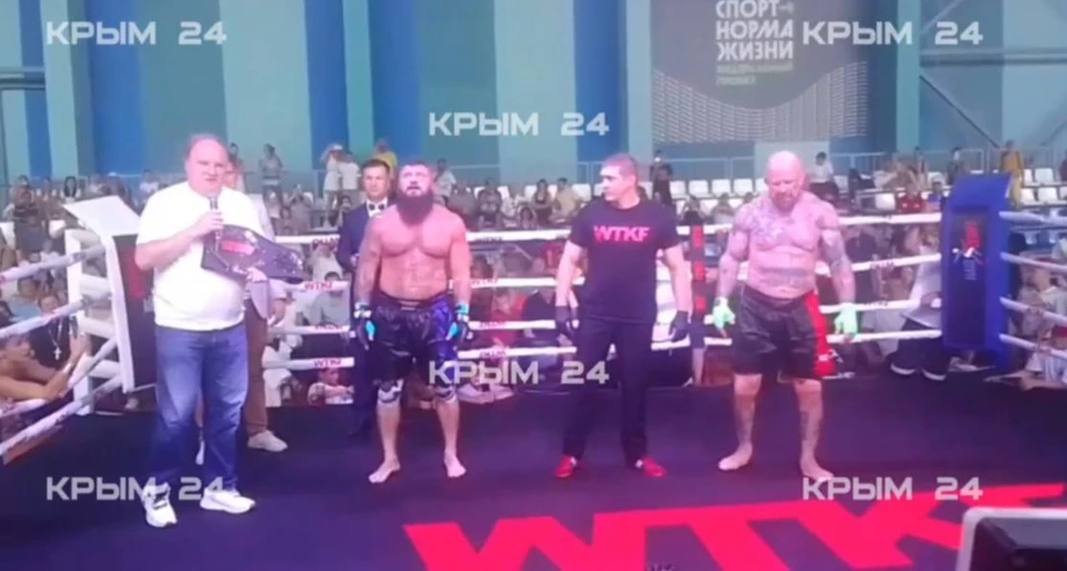 Поединок закончился вничью. Фото: кадр из видео «Крым 24»